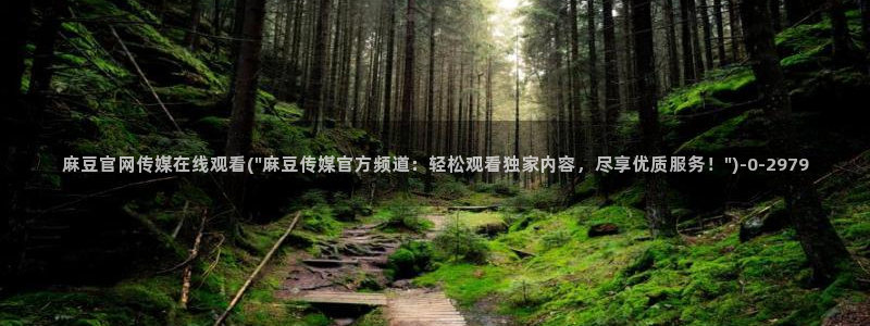 麻豆音画传媒官网：麻豆官网传媒在线观看(\